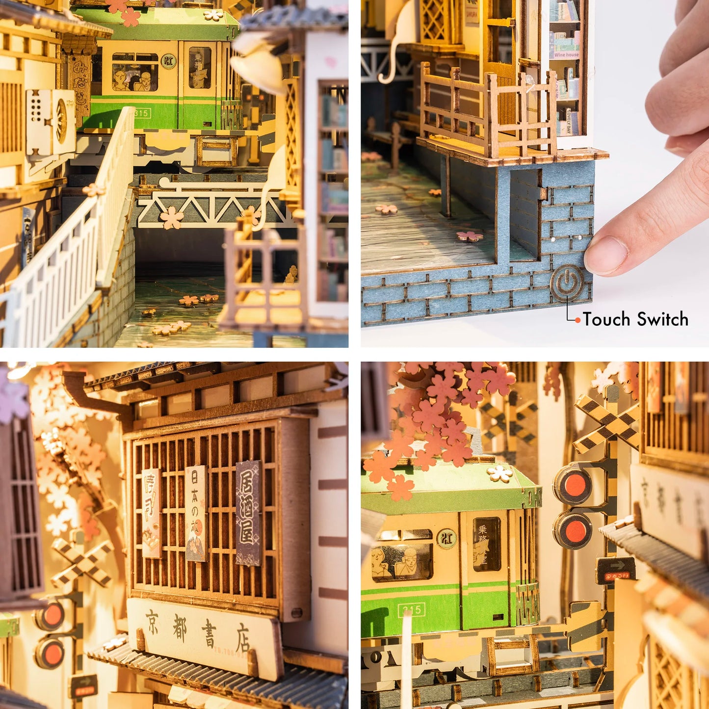 Book Nooks Series Stories in Books  DIY Wooden Miniature House Furniture