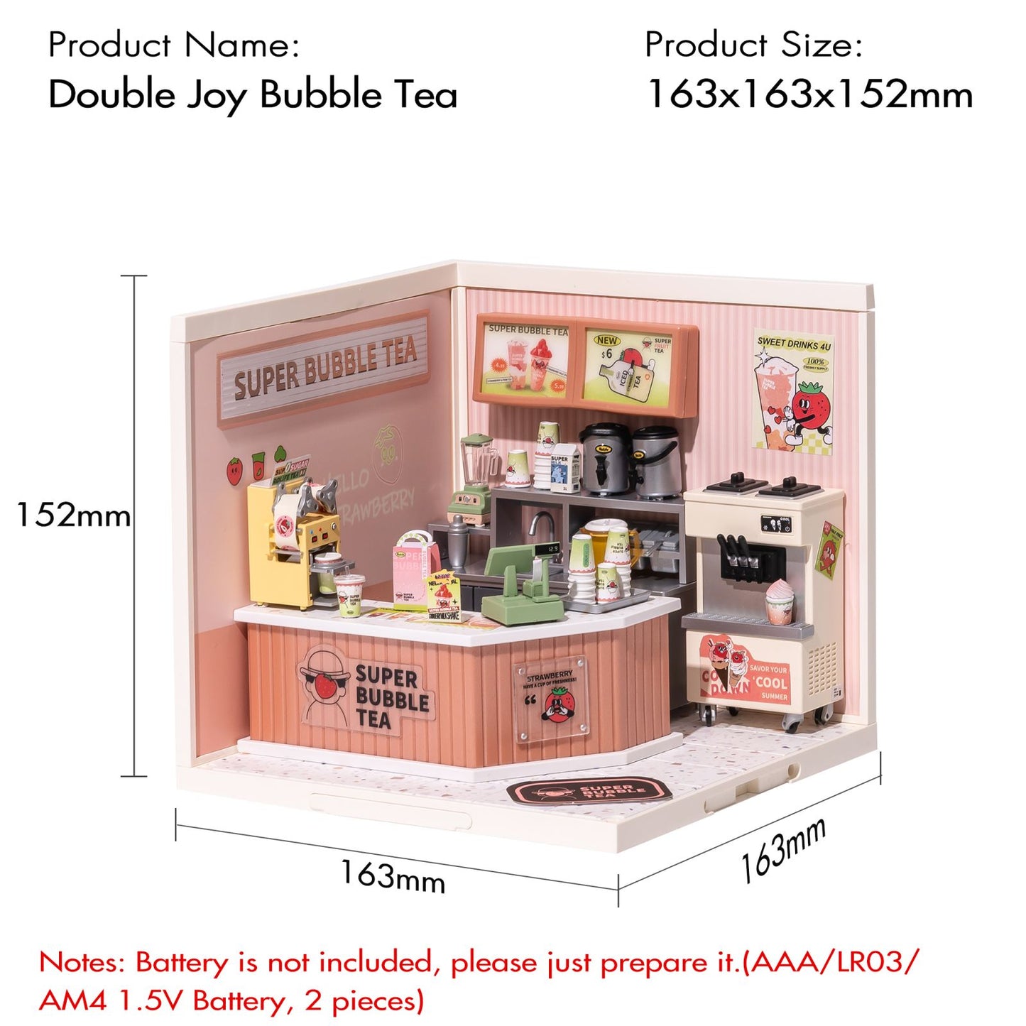 Creator Plastic Building Blocks DIY Miniature House