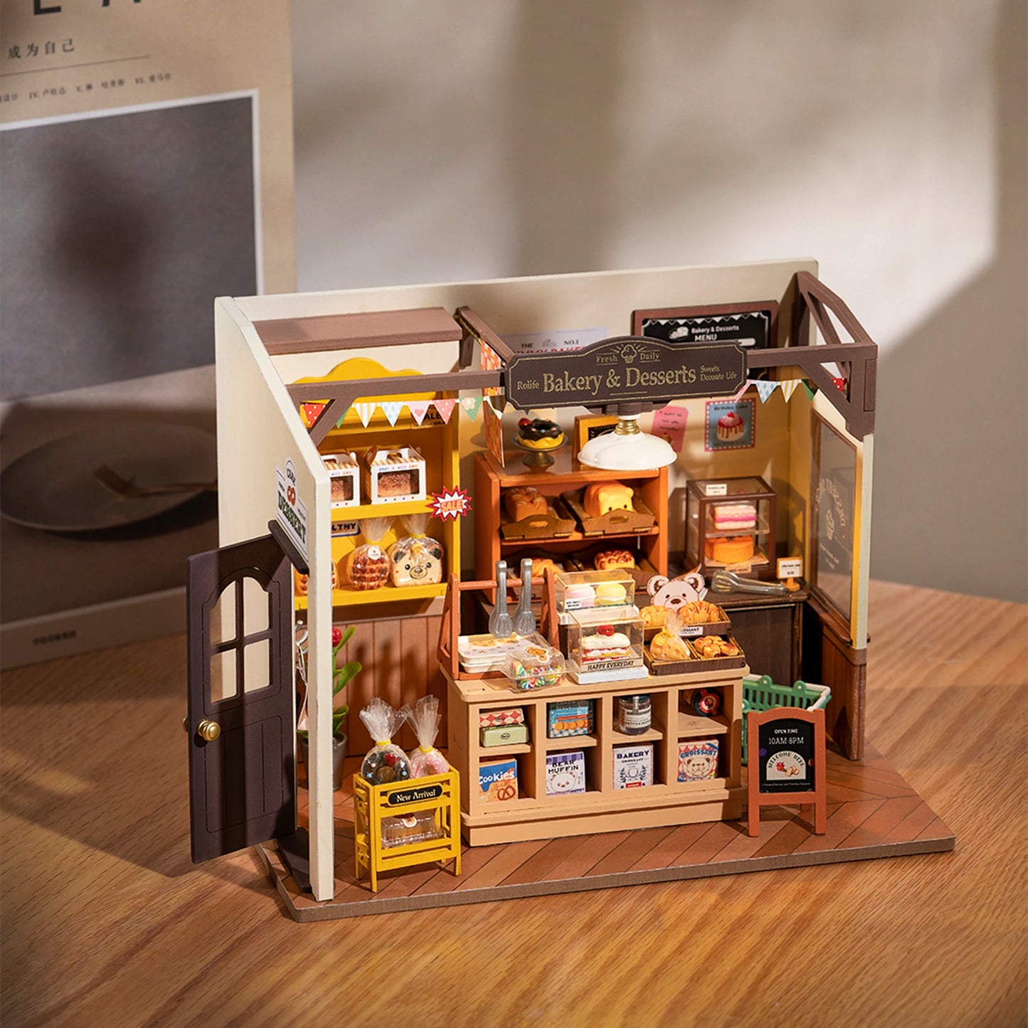 Baking House Delight DIY 3D Wooden Puzzle Kit