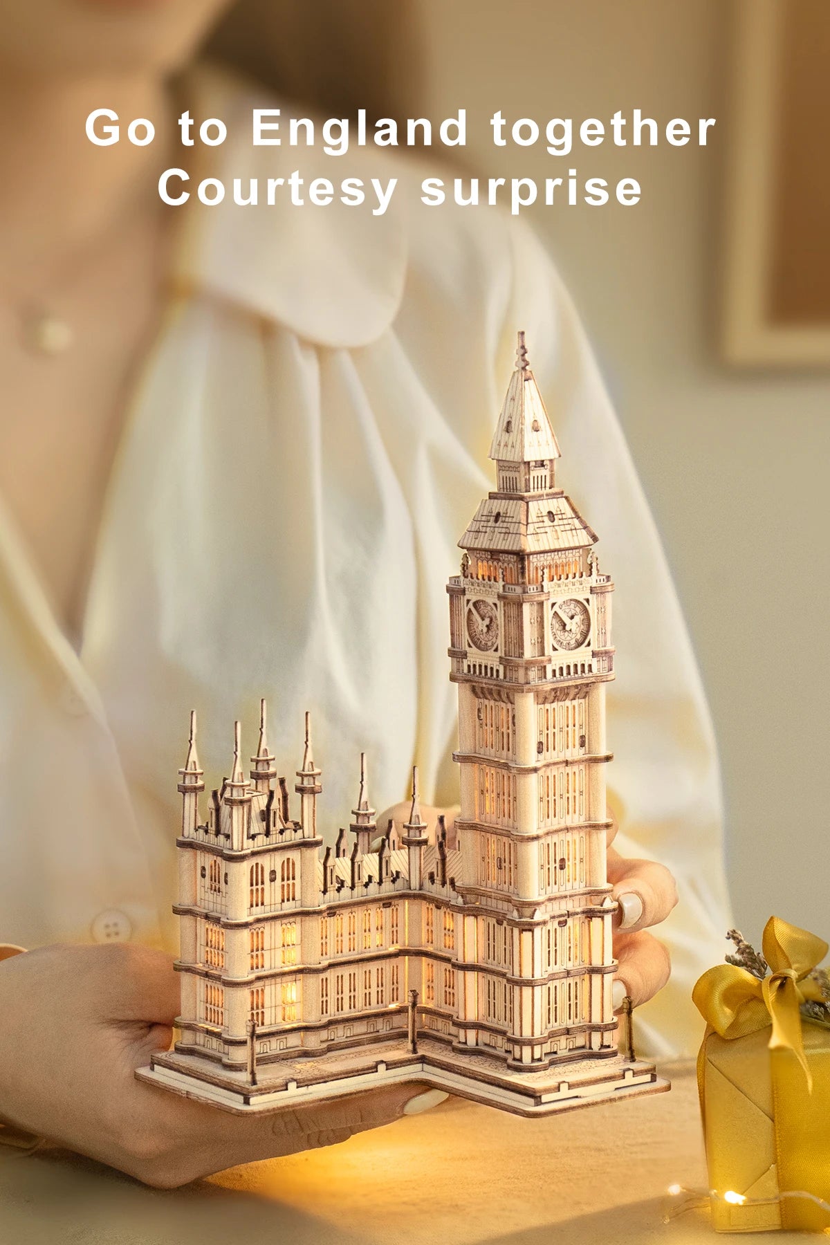 Big Ben and Tower Bridge 3D Wooden Puzzle Toy