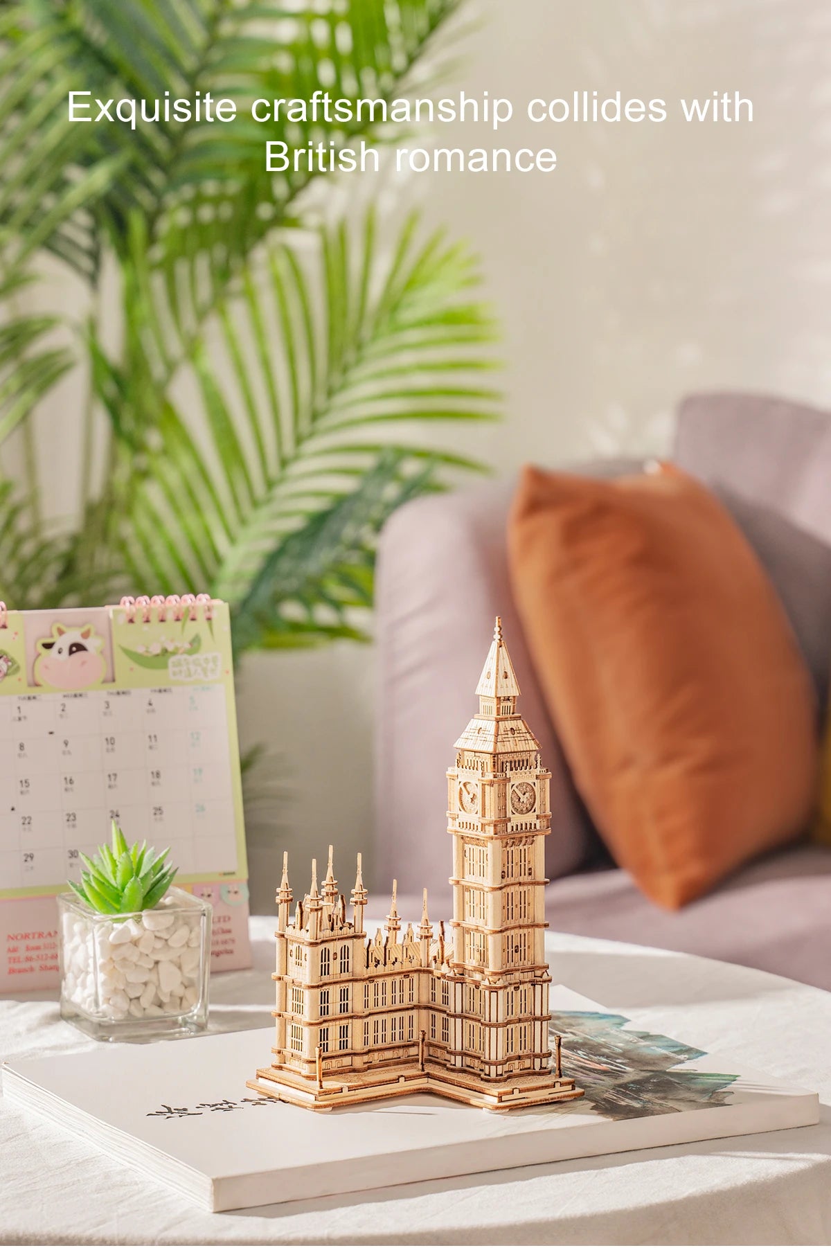 Big Ben and Tower Bridge 3D Wooden Puzzle Toy