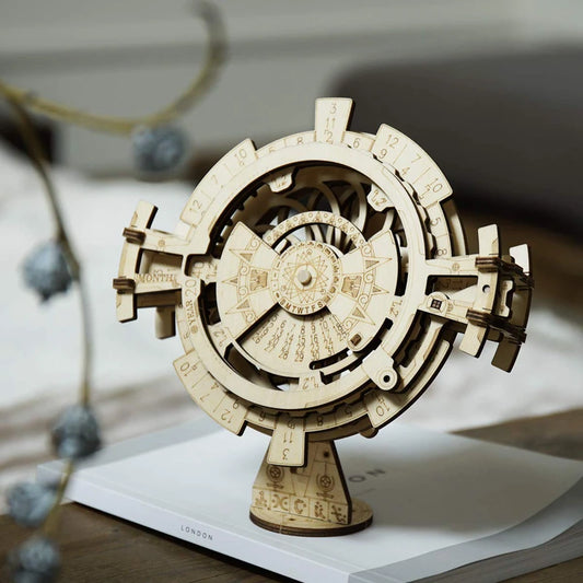 DIY Calendar Challenge: 3D Wooden Puzzle Kit for Brain Teaser Enthusiasts